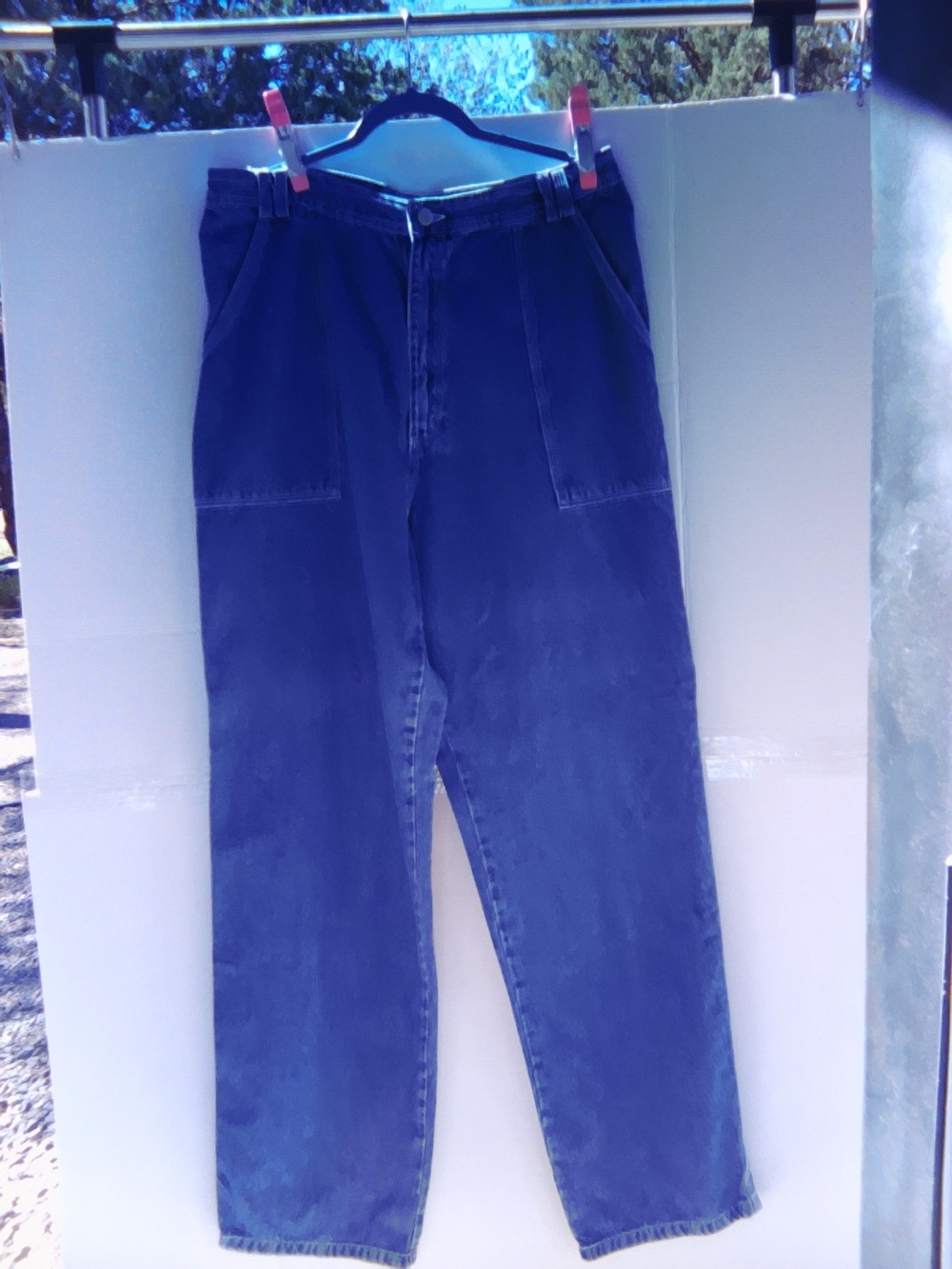 Ladies Casual Blue Carpenter Jeans - Classic Fit